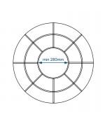 Motif de croisillons B3 pour la fenêtre ronde